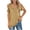 Gold, variant on T Shirts For Women Womens Tops Textured High Neck Zipper Pocket Loose Baseball Jacket Jacket
