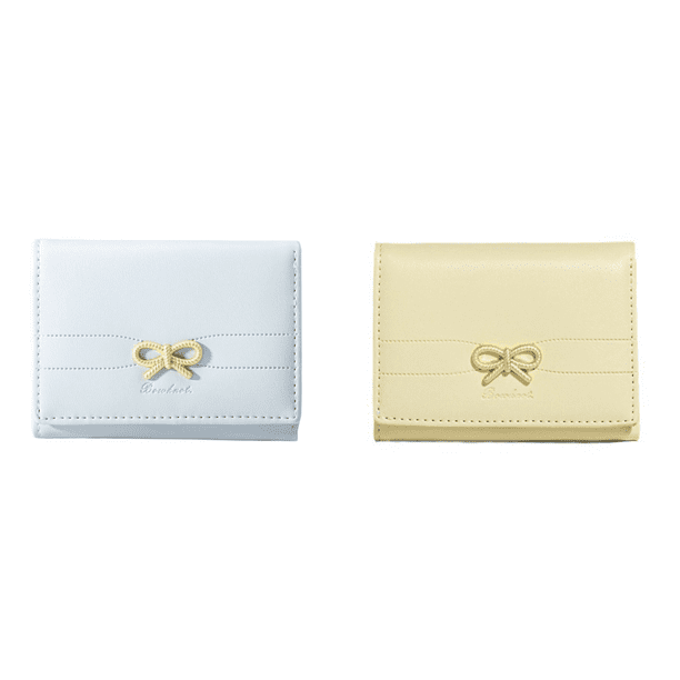 Monedero Monedas Bow Mini Money Clip Cierre Casting CiT Card () Azul Rojo