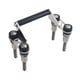 thumbnail image 5 of Soporte para teléfono para motocicleta,Soporte para teléfono Soporte de navegación para manillar,Soporte extensor para teléfono Soporte multifuncional,Soporte para teléfono de Plata, 5 of 10