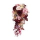 thumbnail image 4 of Ramo de boda para novia, flores artificiales, elegante ramo de novia romántico, ramo de novia para fiesta de aniversario, 4 of 8
