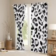 thumbnail image 3 of Homewish Chic Abstract Adult Black Out Curtains, White Black Leopard Print Curtains Pack of 2 (42x63 Each), Modern Fashion Style Bedroom Curtains, Living Room Curtains Decor, 3 of 6