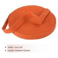 thumbnail image 2 of Uxcell Cotton Twill Tape 3/8 Inch 50Yards Cotton Ribbon Bias Binding Tape for Sewing Binding Gift Wrapping Craft Dark Orange 10 Yards, 2 of 6