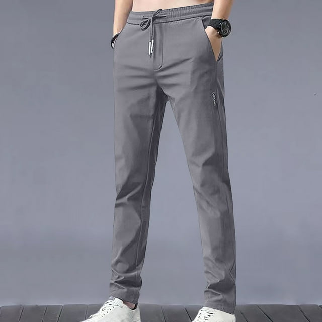DPTALR Pantalon d'Été Slim Décontracté Classique pour Hommes