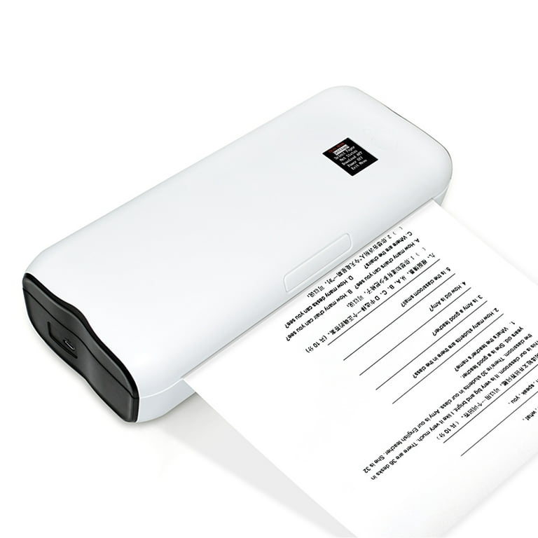 ametoys A4 Portable Paper Printer Thermal Printing Wireless Connect  Compatible with iOS and Android Mobile Photo Printer Support 210mm Wide for  Outdoor Travel Home Office Printing Sketches Reports 