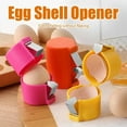 thumbnail image 2 of Egg Shell Opener Portable Egg Opener Kitchen Handheld Egg Shell Crusher Household Press Egg White  Shell Separator Kitchen Tool (orange-box), 2 of 7