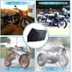 thumbnail image 5 of Funda para motocicleta, lona impermeable para exteriores, resistente al invierno, tela Oxford 190T con orificios de bloqueo, lona a prueba de polvo para motocicletas Harley-Davidson, Honda,, 5 of 6