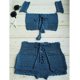 thumbnail image 5 of de de Las Mujeres Conjuntos de Bikini Gochet Punto de Punto con Pantalones Cortos Shorts Swim Shorts Swimsuit Tankini Beachwea METRO Yinane Traje de baño de ganchillo de mujer, 5 of 8