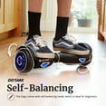 Gotrax Edge Hoverboard for Kids Adults, 6.5" Tires 6.2mph & 2.5 Miles