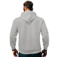 thumbnail image 5 of MELDVDIB Mens Color Block Hoodies Jacquard Knit Long Sleeve Pullover Hooded Sweatshirt Tops with Front Pocket for Daily Wear Casual Outings, 5 of 6