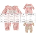 thumbnail image 3 of Little Sister Newborn Outfit Baby Girl Jumpsuit Long Sleeve Romper Lil Sis Onesie Infant Coming Home Clothing, 3 of 4