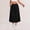 02-Black, variant on Women's Drawstring Waist Cargo Midi Skirt, Casual Solid Color Long Skirt with Pockets, Relaxed Fit Utility Skirt for Daily Outdoor Work Wear 06-Dark Gray M