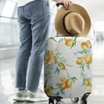 thumbnail image 2 of Yellow Lemon Flowers White Pattern Luggage Cover Fashion Suitcase Cover Baggage Covers Fit 25-28 Inch Luggage (Go Travel), 2 of 5