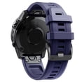 thumbnail image 1 of 26MM Quick Release Silicone Watch Strap with Metal Buckles Official Grade Fits Most, 1 of 4
