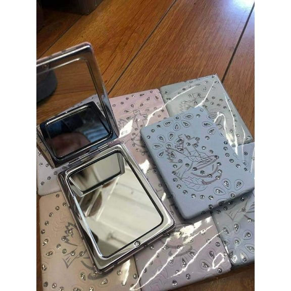 Set of 12 Baptism Holy Spirit Compact Mirror for Wedding/Bridal Shower/Baby Shower/Quinceañera/Birthday/Baptism/Religious Gift/Favor