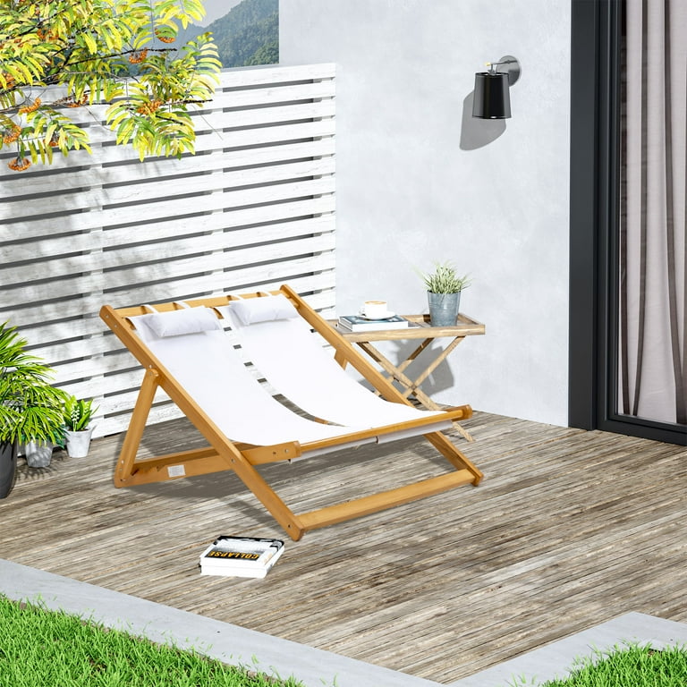White sling back patio chairs sale