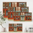 thumbnail image 4 of Designart ' Vintage Red Facade of Shop In Paris II ' French Country Canvas Wall Art Print, 4 of 4