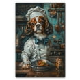 thumbnail image 3 of Funny Dog Kitchen Wall Art - Dining Room Wall Decor - English Toy Spaniel Cooking Food Canvas Prints for Farmhouse Kitchen Decor, Modern Restaurant Painting Artwork, 3 of 6