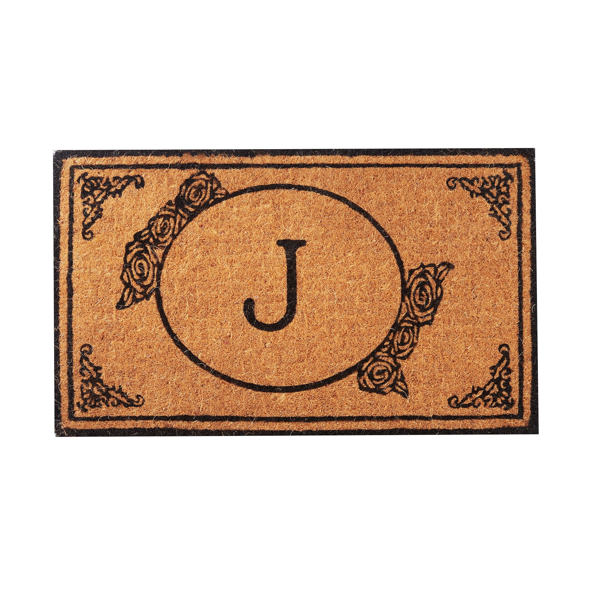 Envelor Home And Garden Handwoven Personalized Monogram Letter M