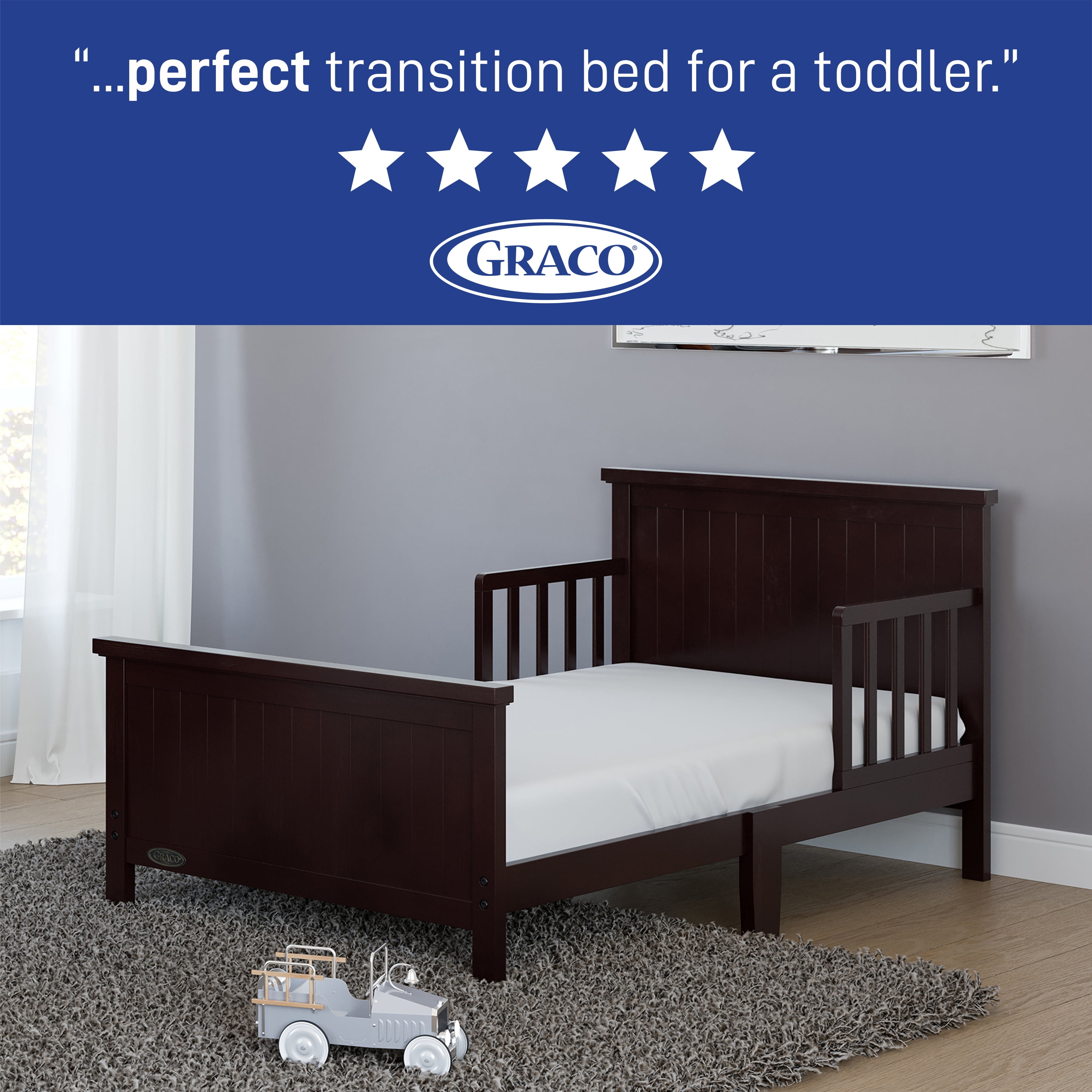 Graco Bailey Toddler Bed, Espresso