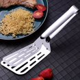 thumbnail image 2 of 1pc, Stainless Steel Frying Shovel, Multi-functional Pancake Clip, High Temperature Resistant Steak Clip, Kitchen Anti-scalding Thickened Household Frying Shovel, Kitchen Tools, Kitchen Accessories,, 2 of 4