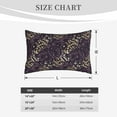 thumbnail image 4 of Lsque Dice Pattern Pillow Case – Soft & Cozy Throw Pillow Cover, Hypoallergenic Cushion Case for Sleeping Women with Envelope Closure-16"x24", 4 of 6
