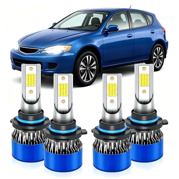 soukeo Fit for Acura Integra Hatchback/Sedan 1994-2001 LED Headlight Bulbs,High Beam 9005 Low Beam 9006,1:1 Halogen Size,Plug and Play,6500K Cool White,4pcs