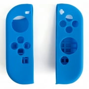 Indigo7 Authorized Nintendo Switch Joy-Con Controller Deluxe Gel Grip Protector Cover - Pair (Blue)