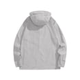 thumbnail image 4 of GUZOM Mens UPF 50+ Hooded Sun Protection Jacket Nylon Spandex Lightweight Breathable Quick Dry Gray for Outdoor Hiking Fishing Running Activewear,Size 4XL, 4 of 9