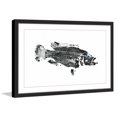 thumbnail image 2 of "Emperor Bass" Framed Painting Print, 2 of 5
