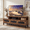 Rustic Brown, variant on ELLEGNT TV Stand for Up to 75-Inch TV – Entertainment Center, 3 Storage Drawers, Open Shelves Rustic Brown