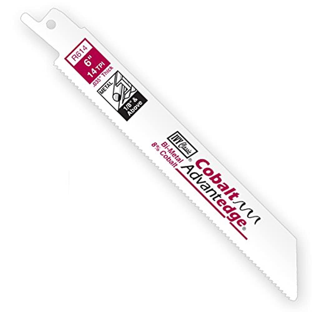 IVY Classic 28360 6 in. 14 TPI Bi-Metal Reciprocating Saw Blade, Cuts Metal (50-Pack)