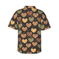 thumbnail image 3 of Daiia Heart Hawaiian Shirt for Men Gentle Cotton Regular Short Sleeve Casual-Large, 3 of 9