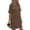 #0362-Brown, variant on Women Crew Neck Short Sleeve Loose Tunic Dress Solid Color Side Pockets Soft Casual Daily Mini Dress Green XXXXXL Birthday Gift