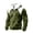 1-Army Green, variant on EliteGoogv Men's Color Block Hoodie Collar Pullover Sweatshirt Drawstring Kangaroo Pocket Long Sleeve Cozy Loose Fit Winter Top,XXXL