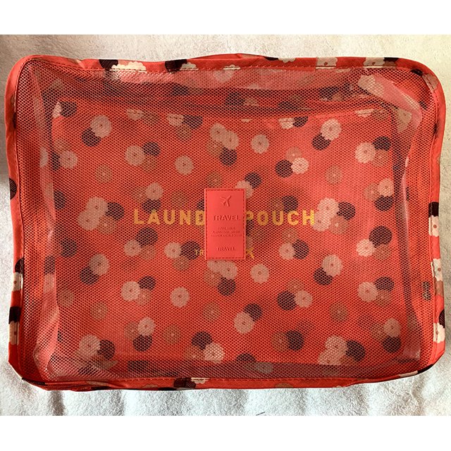 Bolsa de almacenamiento y acabado de equipaje Bolsa de viaje de 6 piezas Bolsa de almacenamiento de 6 piezas de tela Oxford Bolsa de almacenamiento de ropa interior