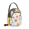 thumbnail image 7 of FORMRS Crossbody Bag for Women Quilted Travel Shoulder Cell Phone Purse with Chain Strap Handbag, Colorful Retro Floral, 7 of 7