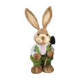 thumbnail image 2 of Estatuilla de de Pascua de pie Decoración de muñeca Altura 13.8 pulgadas Aspecto encantador para escritorio, ventanas, estantes, dormitorios Estilo A Soledad Estatuilla de conejito, 2 of 10