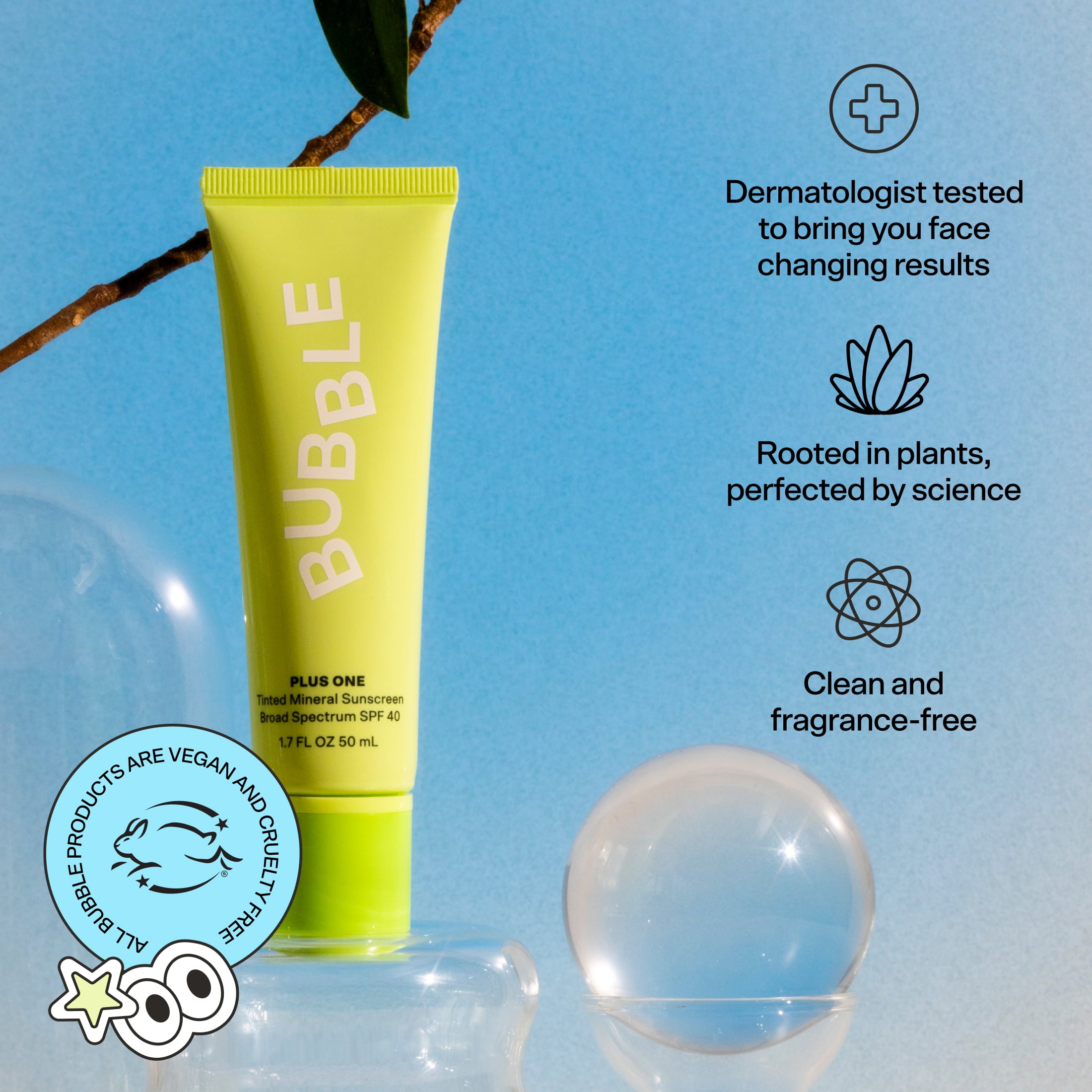 Bubble Skincare Sunscreen Solar Mate Plus One Review
