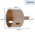thumbnail image 1 of MYG 5-50mm Hex Handle Vacuum Brazed Dry Drill Bits Cutter Drilling Core Bit Tile, 1 of 10
