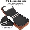 thumbnail image 4 of MYKOMI for Samsung Galaxy Z Flip 4 Case with Card Holder and Adjustable Strap, Stylish and Versatile Accessory, Heavy Duty Shockproof Case for Galaxy Z Flip 4, 4 of 6