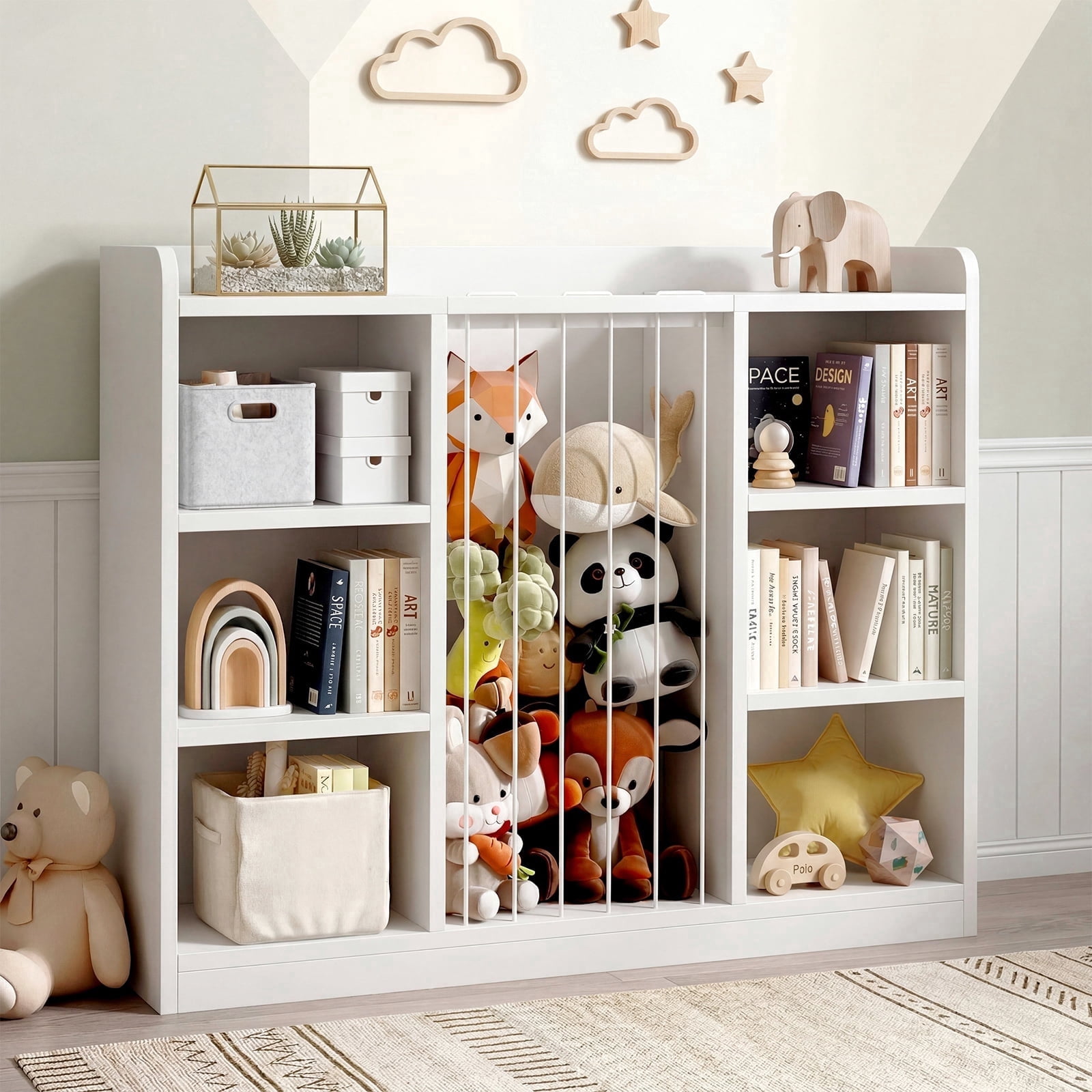 3x3 Cube Storage Unit-Finish:Cherry - Walmart.com