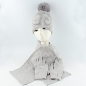 Winter Hat Scarf Gloves And Ear Warmer Warm Knit Hat Screen Gloves Set Winter Neck Scarves For Women Gloves Scarf Hat Set Scarf Hat Gloves Organizer Scarf Gloves Hat Set Light Hat Gloves Scarf Set