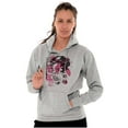 thumbnail image 3 of Betty Boop Pretty Punk Paint Splatter Hoodie Sweatshirt Women Brisco Brands S, 3 of 6