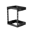 thumbnail image 2 of StarTech.com 12U 19" Wall Mount Network Rack - Adjustable Depth 12-20" 2 Post Open Frame Server Room Rack for AV/Data/ IT Communication/Computer Equipment/Switch w/Cage Nuts & Screws (RK12WALLOA), 2 of 7