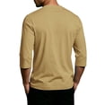 thumbnail image 4 of Havenx Patriotic T Shirts for Men Crew Neck Three-quarter Sleeve Shirts American Flag Design Graphic Tshirts Patriotic We the People 1776 Workout Tee,Khaki XL, 4 of 5