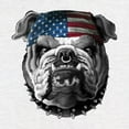 thumbnail image 3 of Tee Hunt Mean American Bulldog T-Shirt Stars and Stripes Bandana Badass Mens Shirt, Navy Blue, Medium, 3 of 5