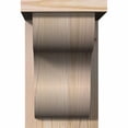 thumbnail image 2 of 7 1/2"W x 12"D x 12"H Carmel Smooth Corbel w/Backplate, Douglas Fir, 2 of 9