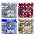 thumbnail image 1 of Ganfancp Juego de 44 Bolas de Navidad de Plástico Galvanizado Ofertas Del Día Liquidación 44* Colgante, 1 of 7