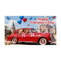 chaungfeng Red Heart Valentines Tapestries, Red Heart Room Decorations Wall Coverings Home Tapestries for Wedding Valentine's Day Decoration Supplies 71x45 Inches