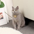 thumbnail image 3 of Flmtop Cat Bells Collar Neck Strap Teddy Puppy Leash Walking Traction Rope Pet Supply Red, 3 of 9